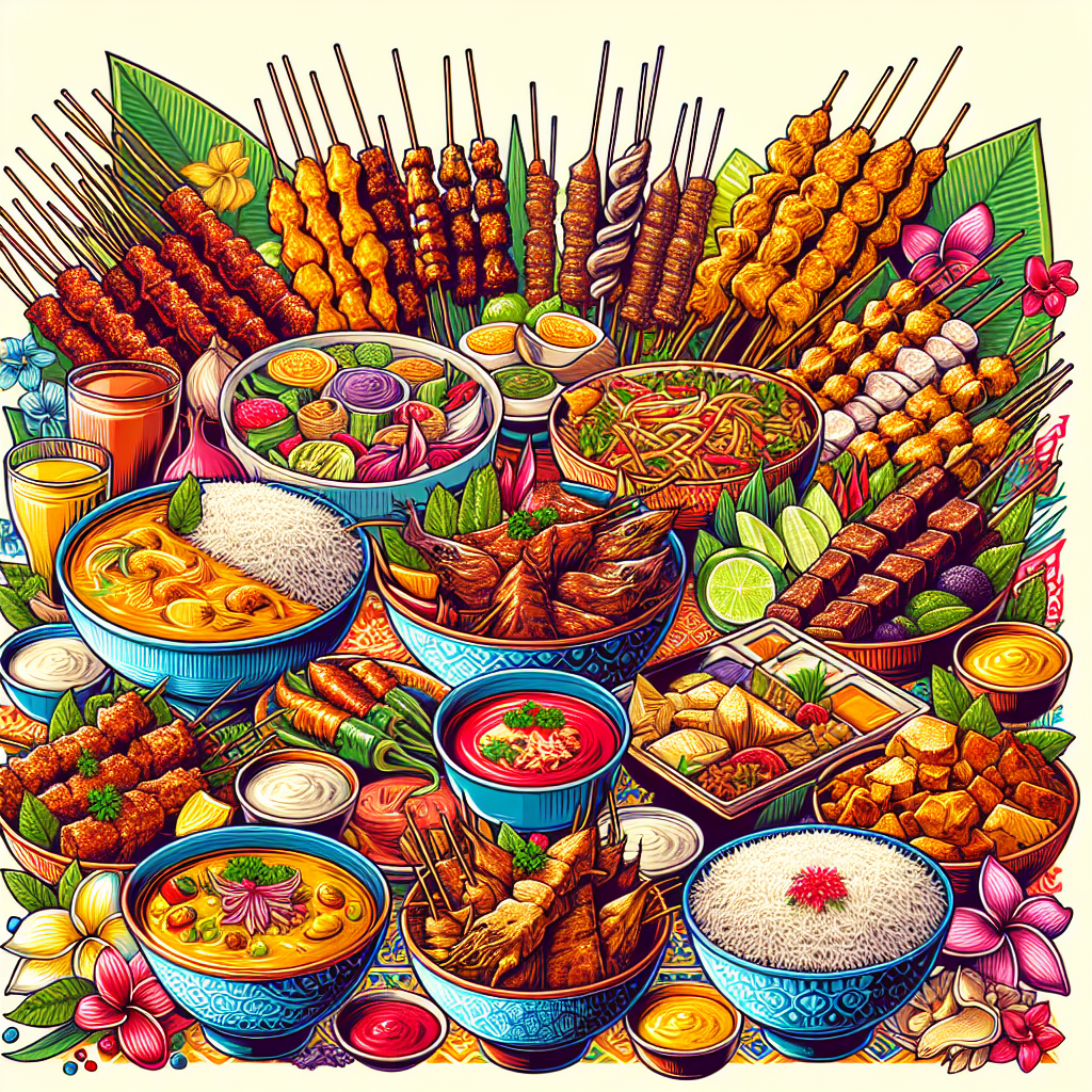 Kelezatan dan Keragaman Makanan Nasional Indonesia yang Mendunia