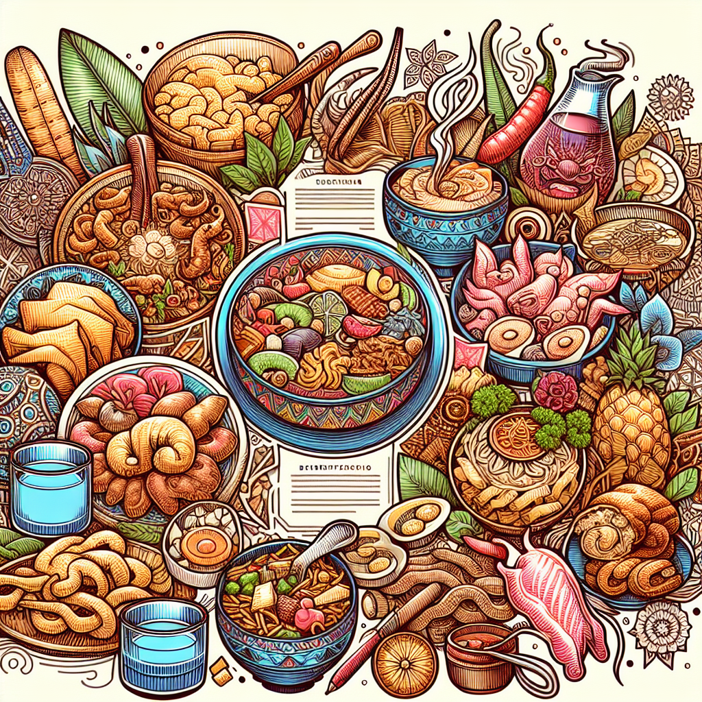 Menggali Keanekaragaman Sketsa Makanan Tradisional Indonesia dengan