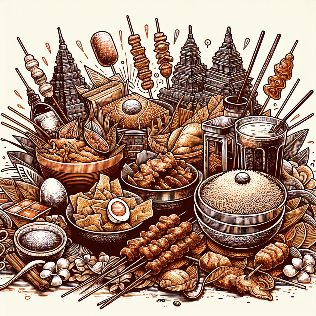 Keunikan Sketsa Makanan Indonesia yang Menggugah Selera